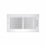 CEILING REGISTER 8X4 TWO WAY AIR FLOW