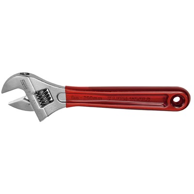 ADJUSTABLE WRENCH EXTRA CAPACITY 8 IN