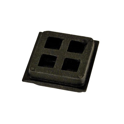 ISOLATION PAD 2x2x3/4 RUBBER