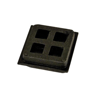 ISOLATION PAD 18x18x3/4 RUBBER