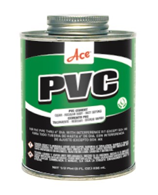 PVC CEMENT FAST DRY 16oz